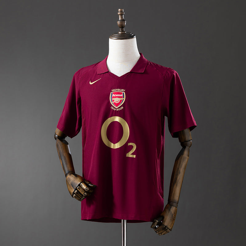 Camisa Arsenal Retro 2005/06- Allteams Imports