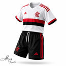 Kit Infantil Flamengo 2026/27 Jogo Fora Premium | Allteams Imports