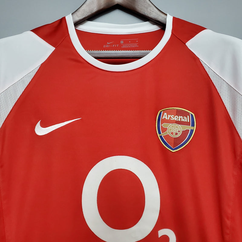 Camisa Retro 1998 Arsenal 2002/04 HENRY