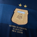 Camisa Seleção Argentina Retro 2014 - Manga Longa - Allteams Imports