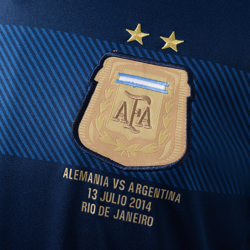 Camisa Seleção Argentina Retro 2014 - Manga Longa - Allteams Imports