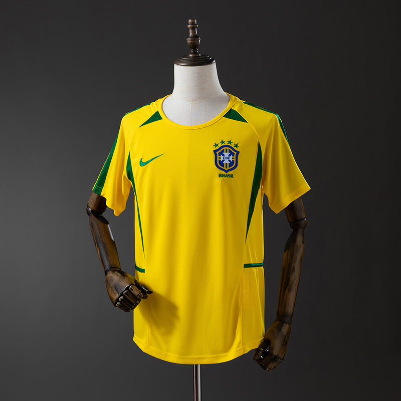 Camisa Retro Seleção Brasil 2002 - Allteams Imports