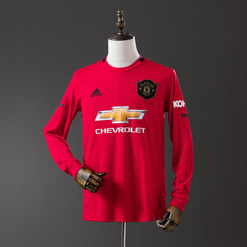 Camisa Retro Manchester. U 2019/20 - Manga Longa - Allteams Imports