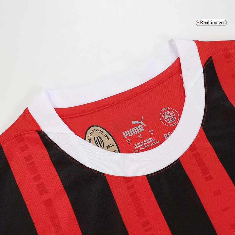 AC Milan Home Soccer Jersey 2024/25 Masculino