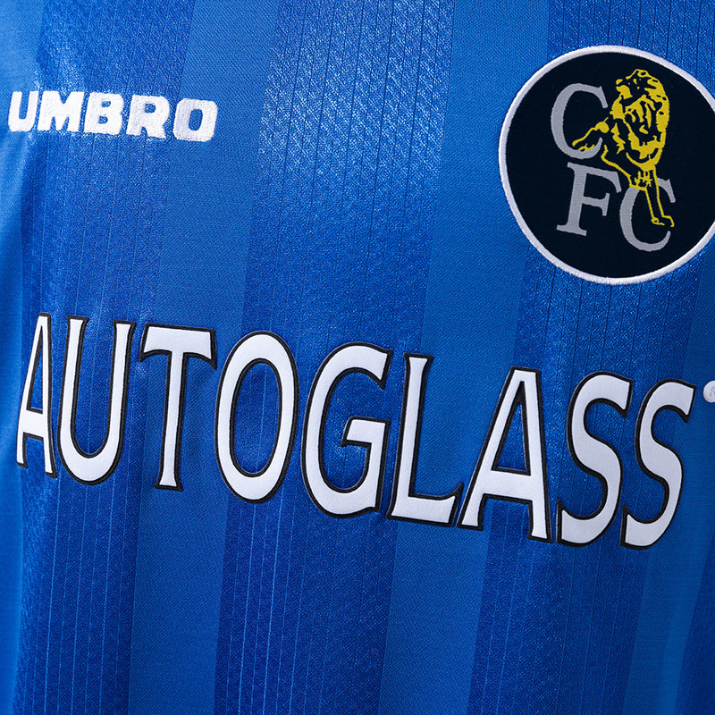 Camisa Chelsea Retro 1997 - Manga Longa - Allteams Imports