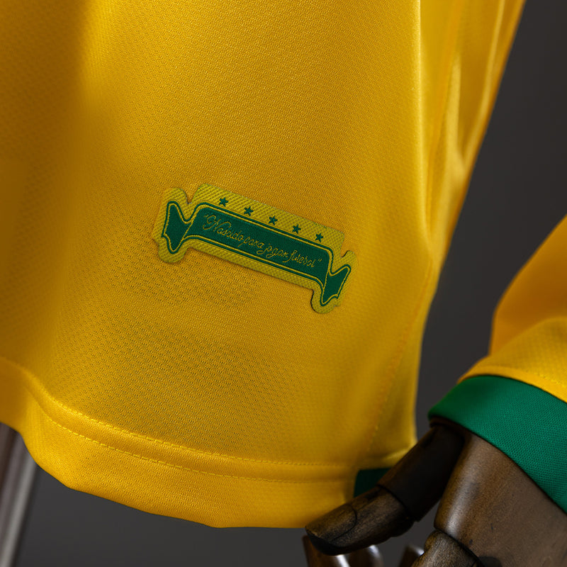 Camisa Seleção Brasileira Retro 2006 - Manga Longa - Allteams Imports