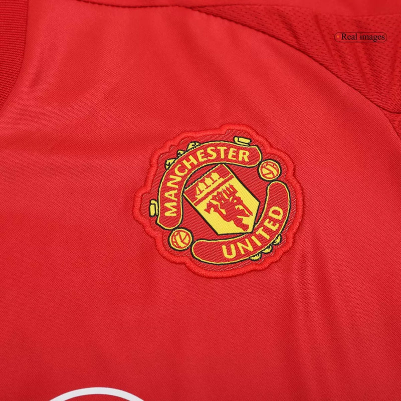 Kid's Manchester United Home Jerseys Kit(Jersey+Shorts) 2024/25