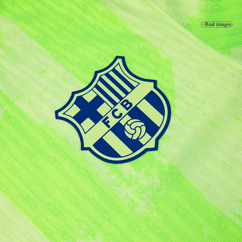Camisa Barcelona Third Away Match Jersey 2024/25 - Spotify Logo