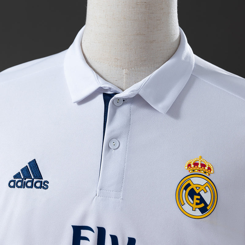 Camisa Retro Real Madrid 2016/17- Manga Longa - Allteams Imports