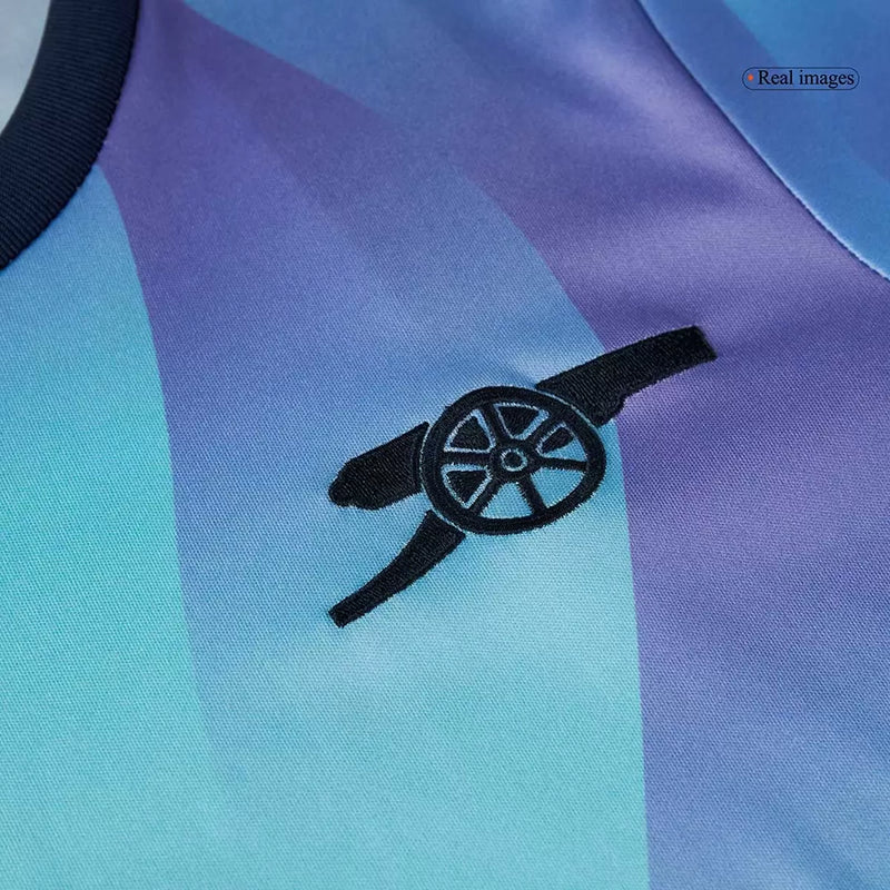 Kid's Arsenal Third Away Jersey Kit(Jersey+Shorts) 2024/25