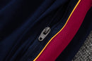 Conjunto de Treino de Inverno Barcelona 2026/27 Vinho e Azul-Marinho