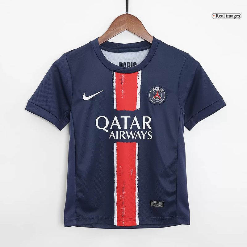 Kit Infantil PSG Home (Camisa + Shorts) 2024/25