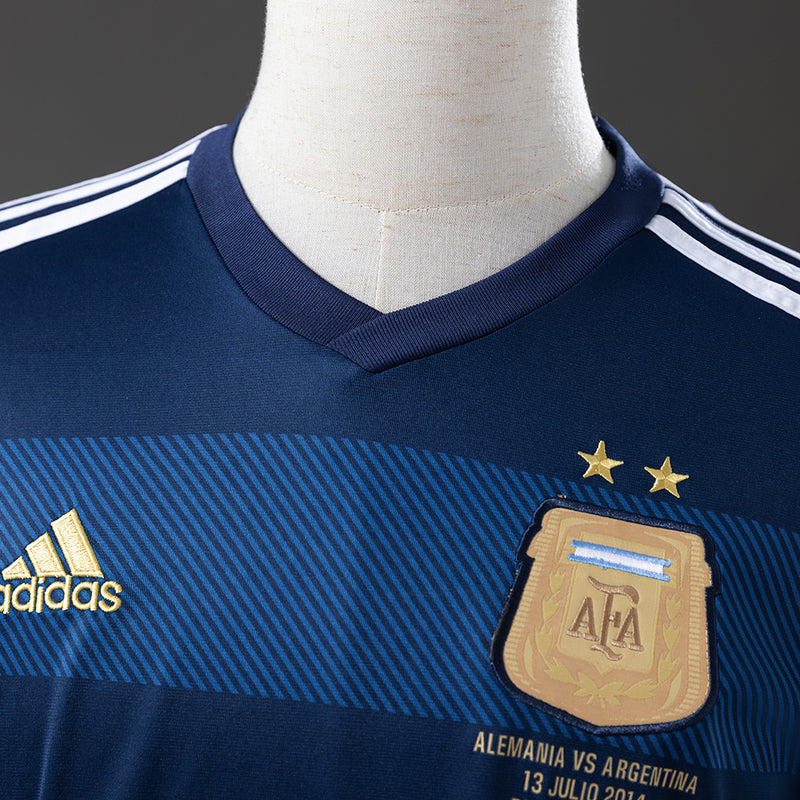 Camisa Seleção Argentina Retro 2014 - Manga Longa - Allteams Imports